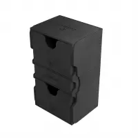 Ilustracja produktu Gamegenic: Stronghold 200+ XL Convertible - Ekskluzywne Pudełko na Karty - Black